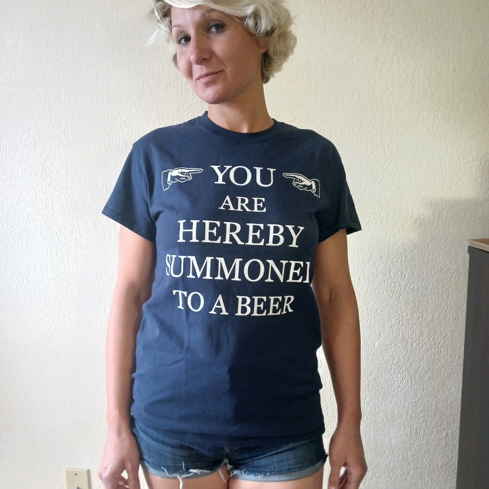Navy Blue Graphic Tee